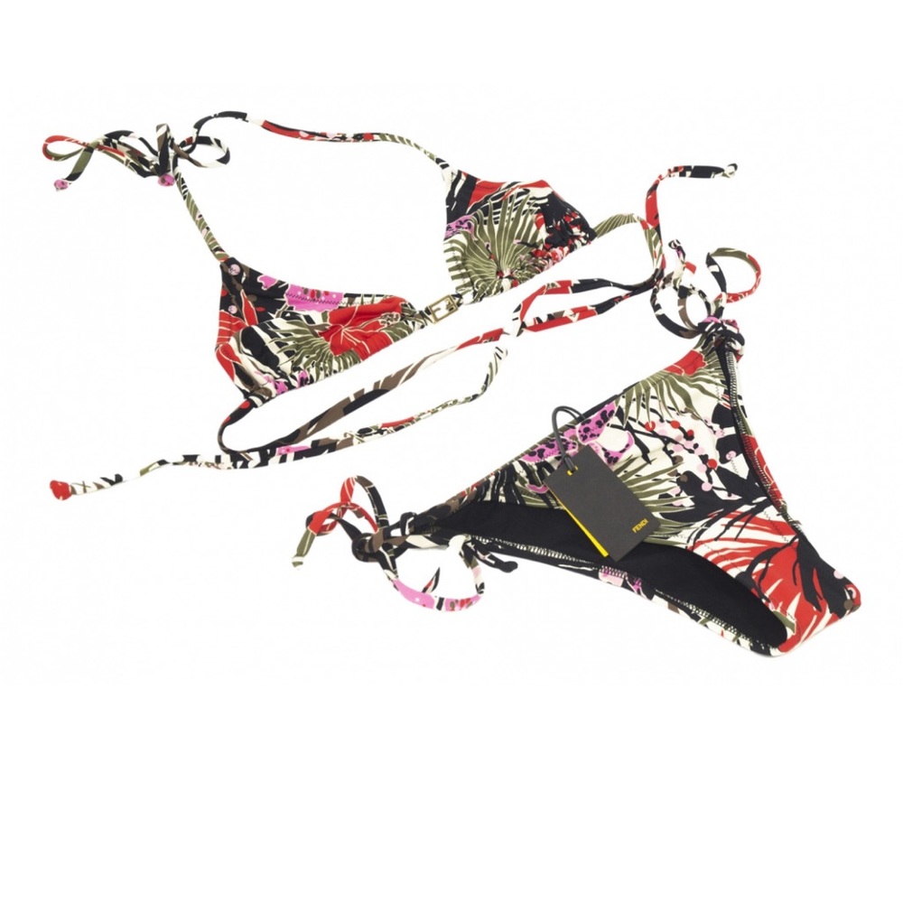 Fendi floral pattern bikini